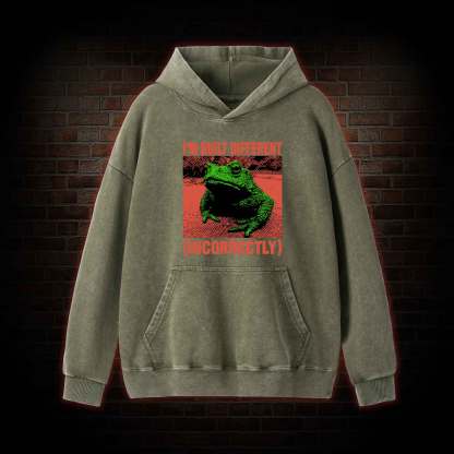 I’m Built Different Washed Hoodie