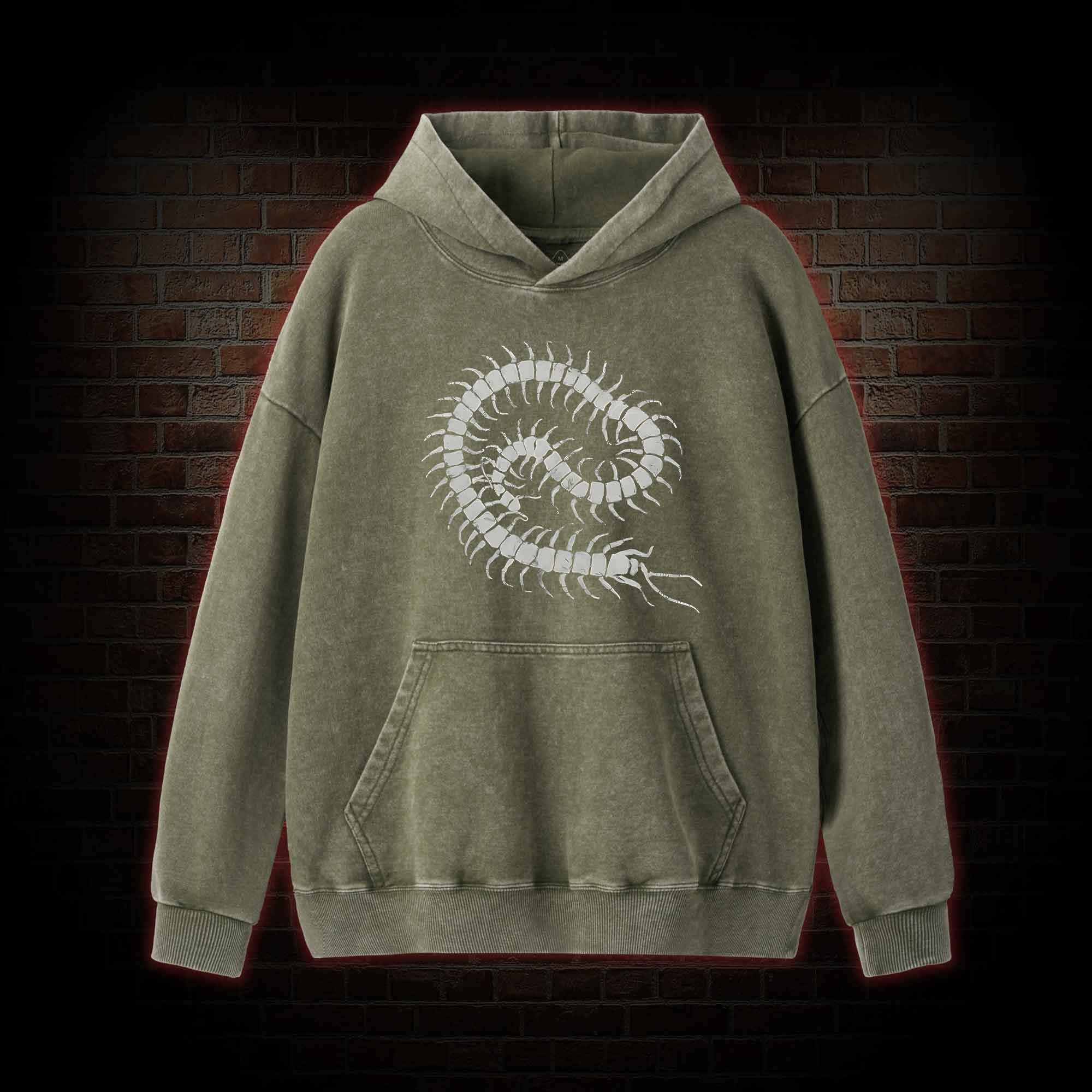 Centipede Washed Hoodie