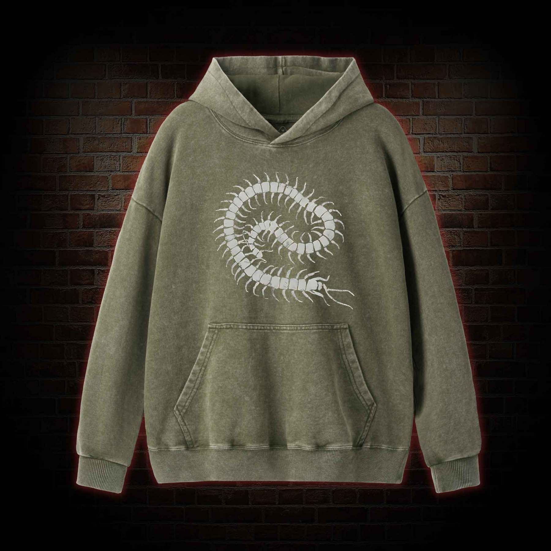 Centipede Washed Hoodie