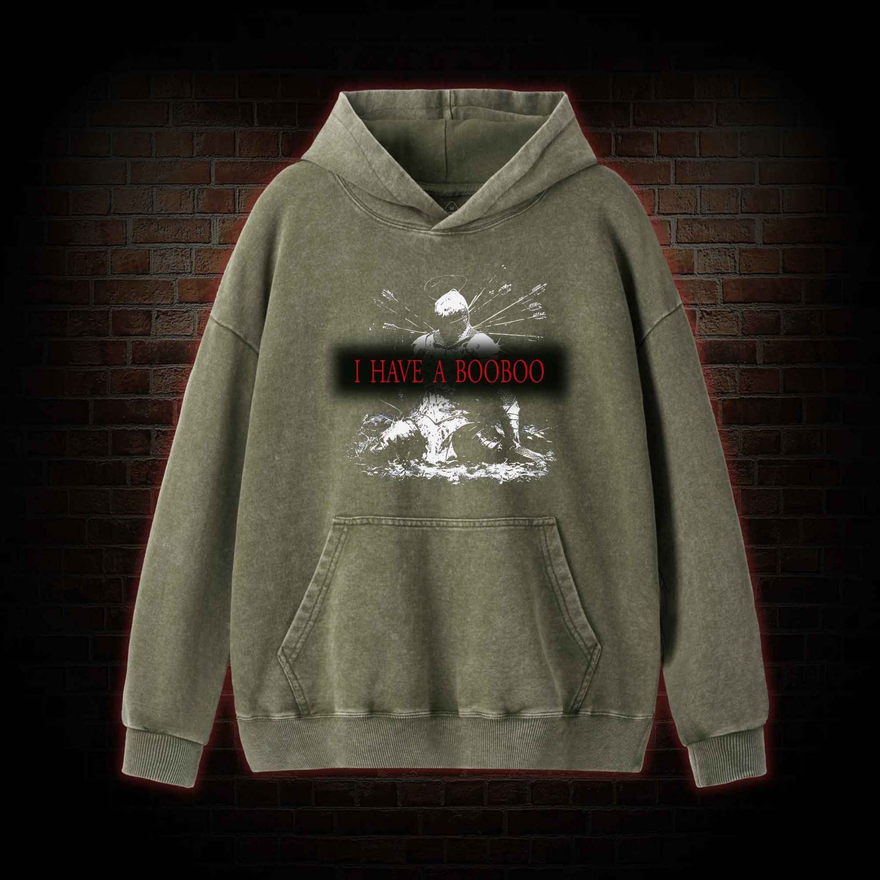 I Have a Booboo Washed Hoodie