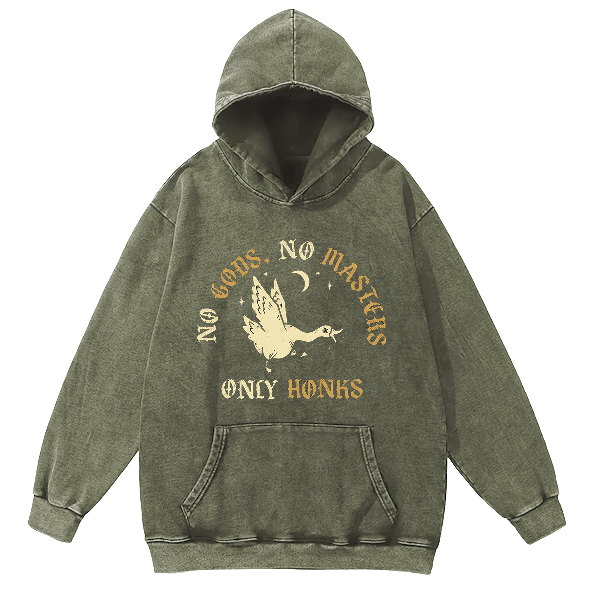 No Gods No Masters Washed Hoodie