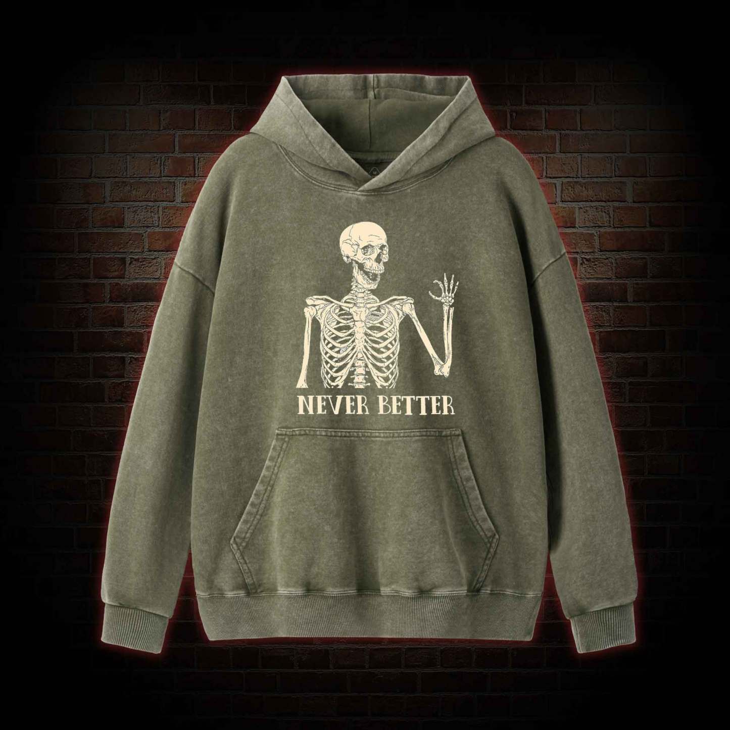 Never Better Washed Hoodie