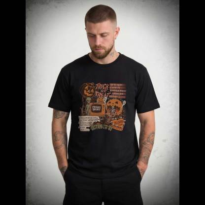 Vintage Halloween Collage T-shirt