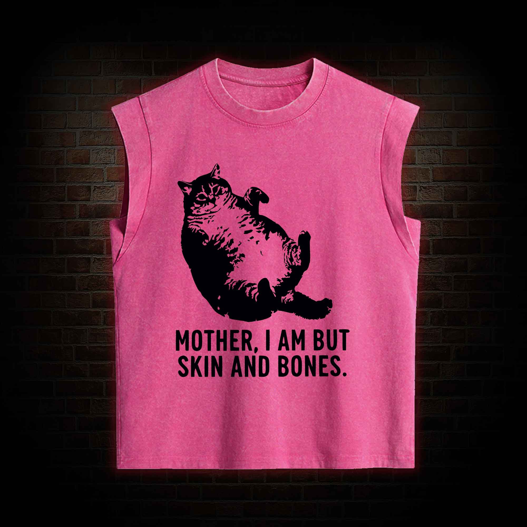 Mother I Am but Skin and Bones Women's Washed Tank Top