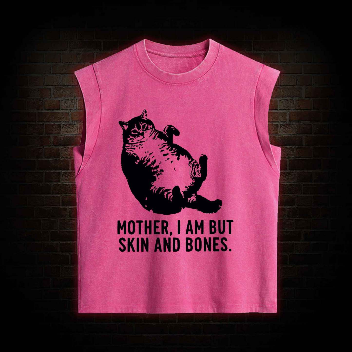 Mother I Am but Skin and Bones Women's Washed Tank Top