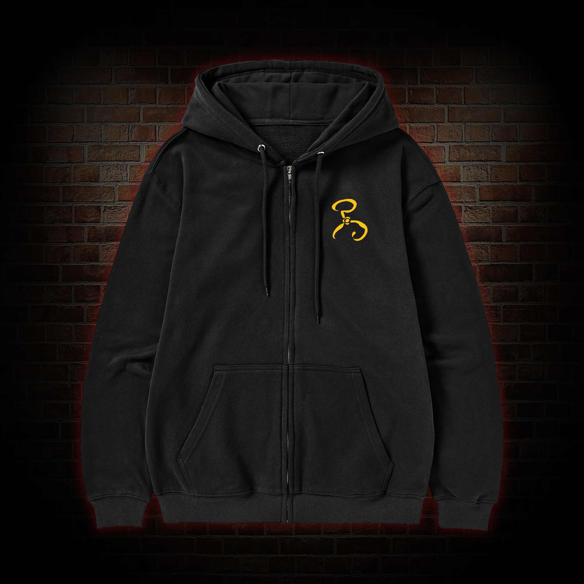 The King in Yellow Cthulhu Zipper Hoodie