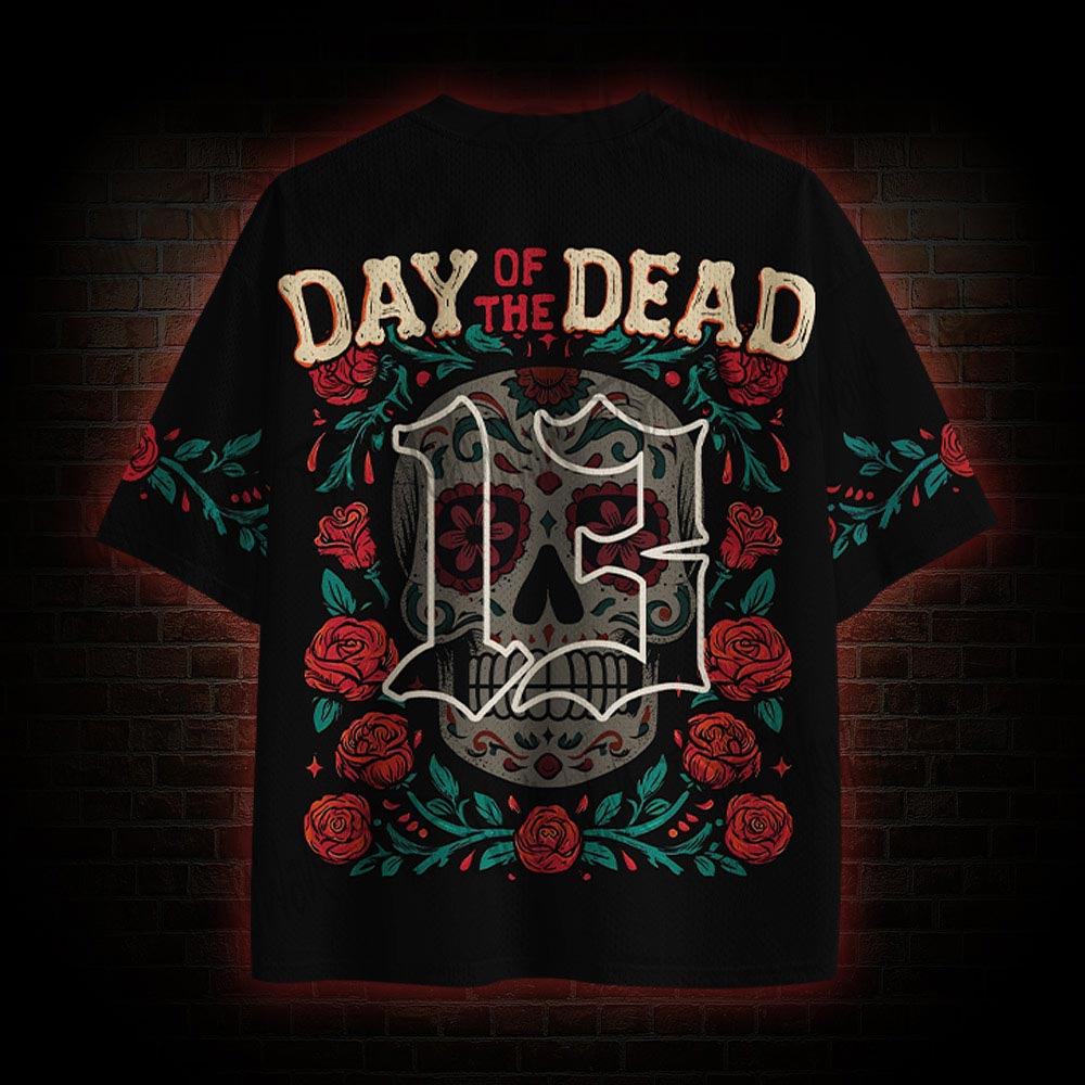 Day Of The Dead Mesh Jersey