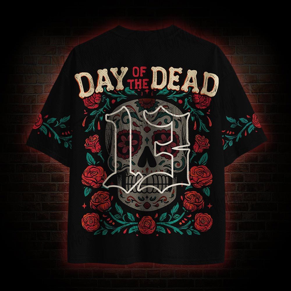 Day Of The Dead Mesh Jersey