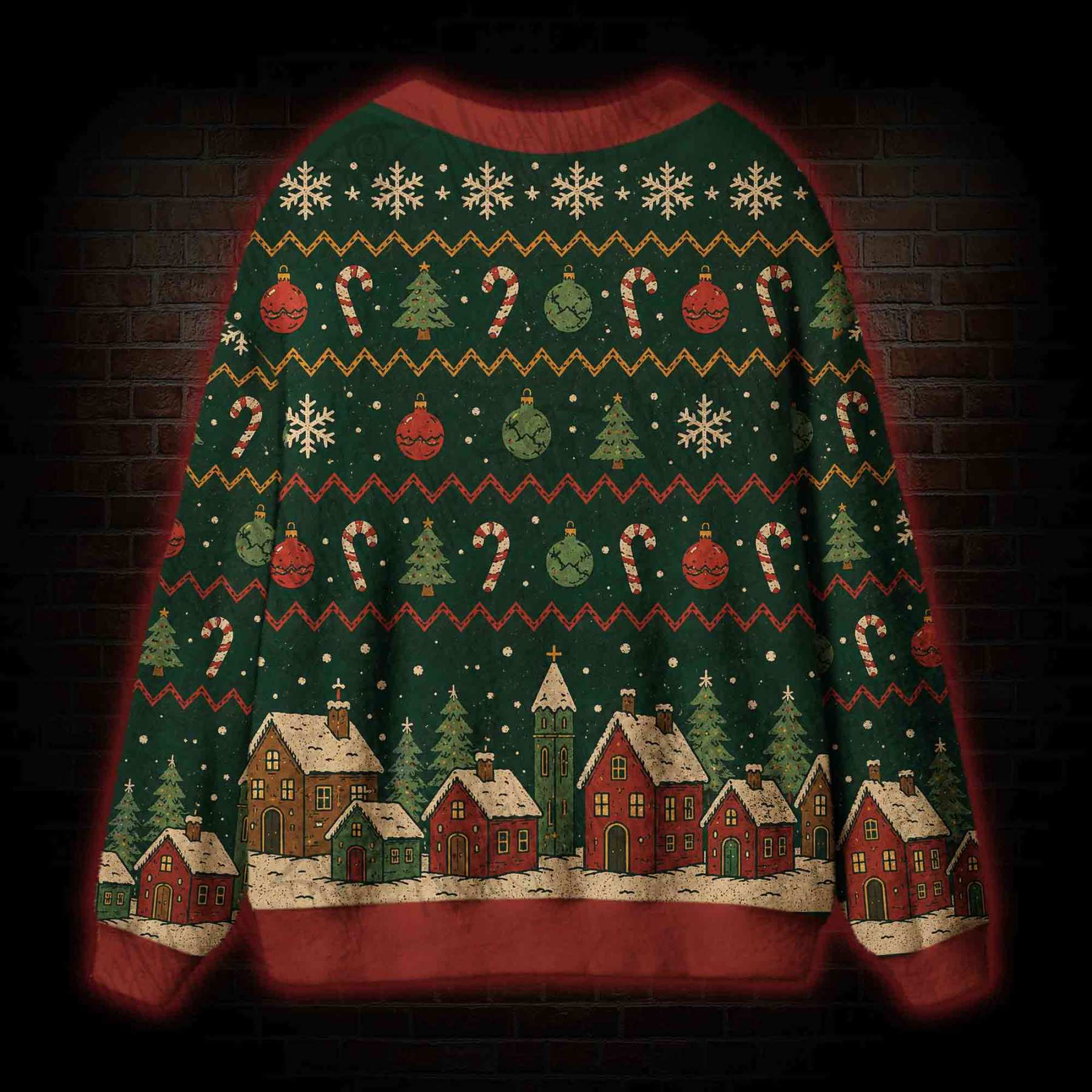 Not So Silent Night Cardigan Sweater
