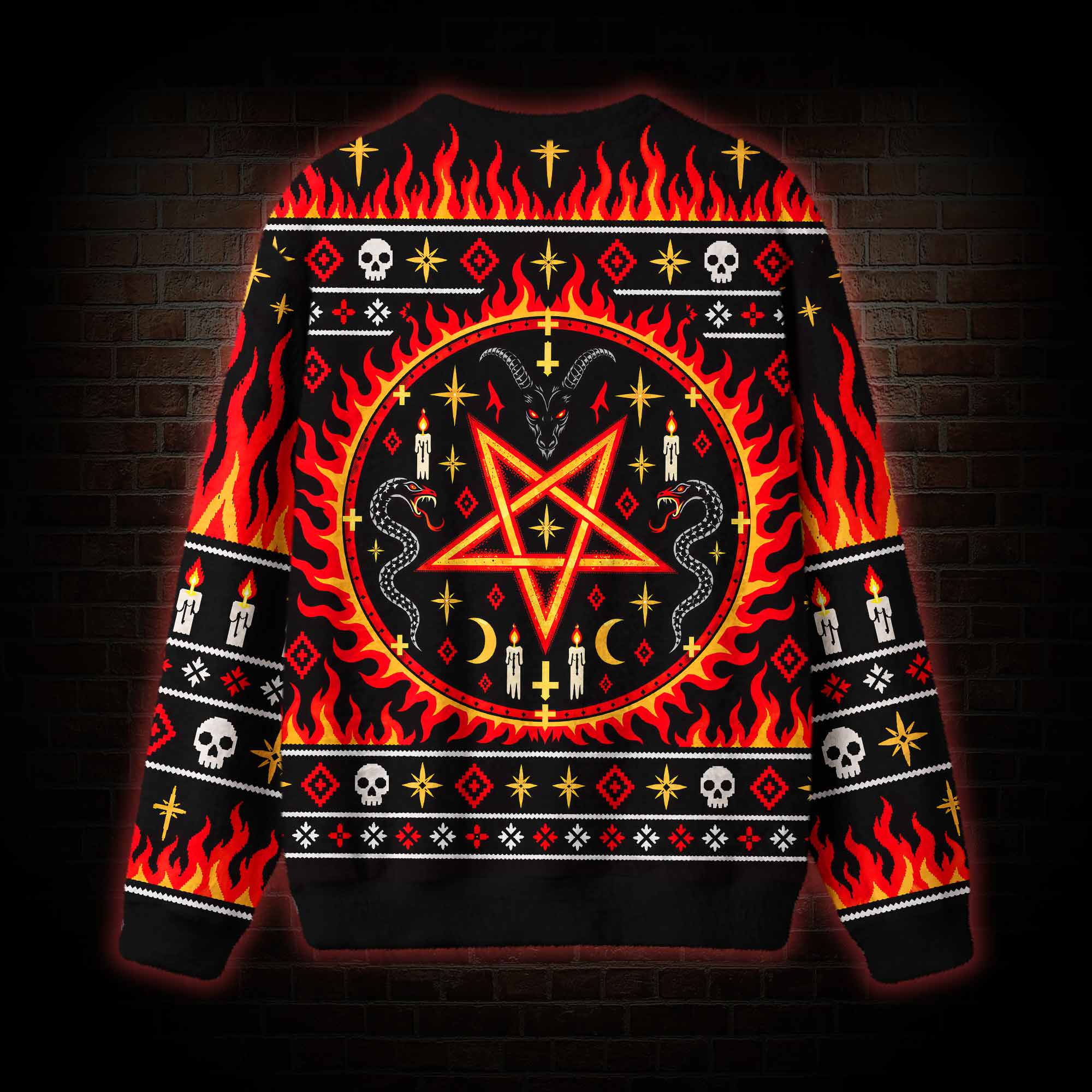Satanic Coronation Ugly Sweatshirts