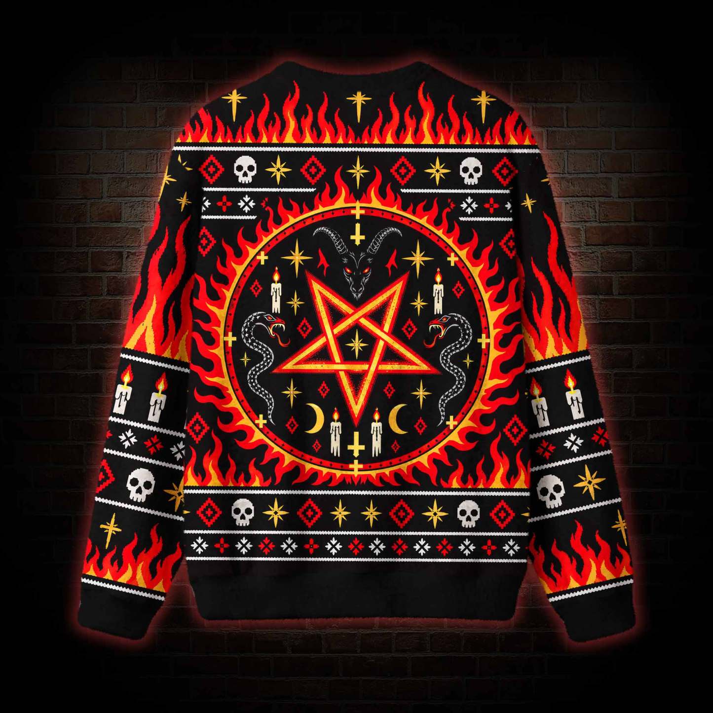 Satanic Coronation Ugly Sweatshirts