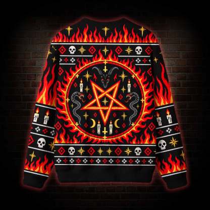 Satanic Coronation Ugly Sweatshirts