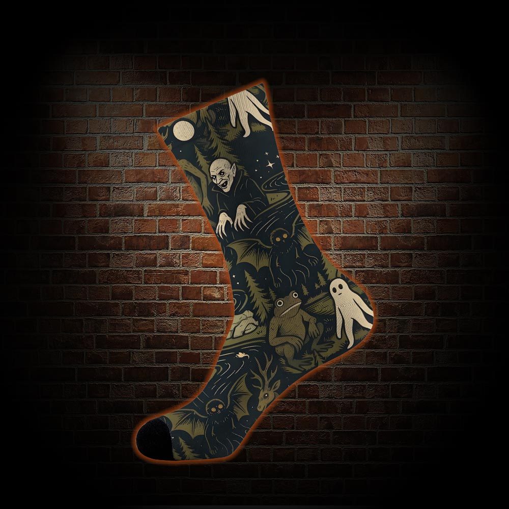 Cryptid Forest Socks