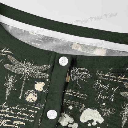 Retro Insects Cardigan Sweaters