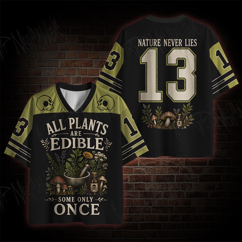 All Plants are Edibile Mesh Jersey