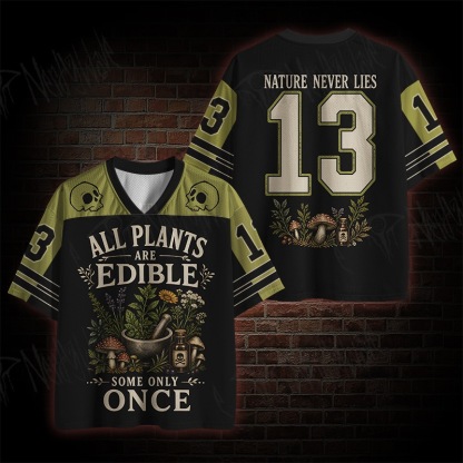 All Plants are Edibile Mesh Jersey