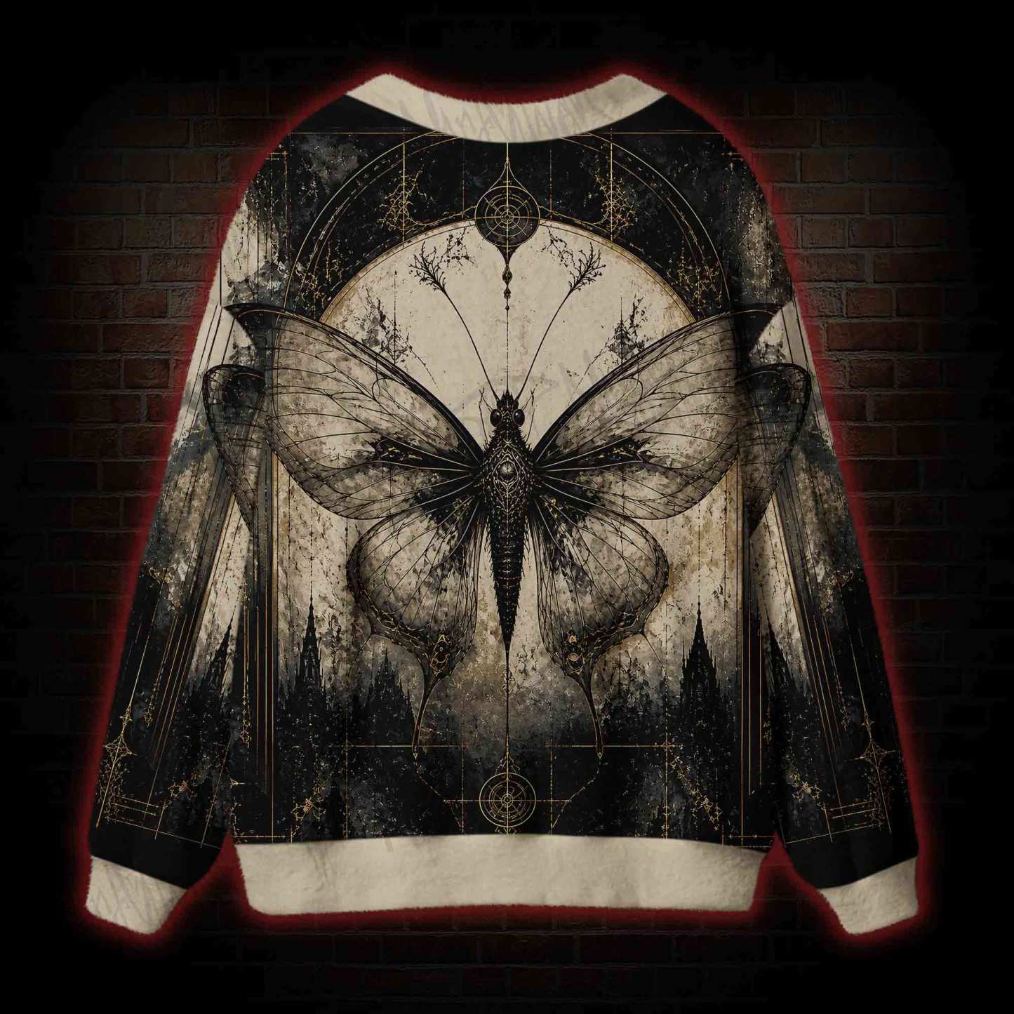 Sepia Moth Cathedral Cardigan Sweater