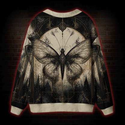 Sepia Moth Cathedral Cardigan Sweater