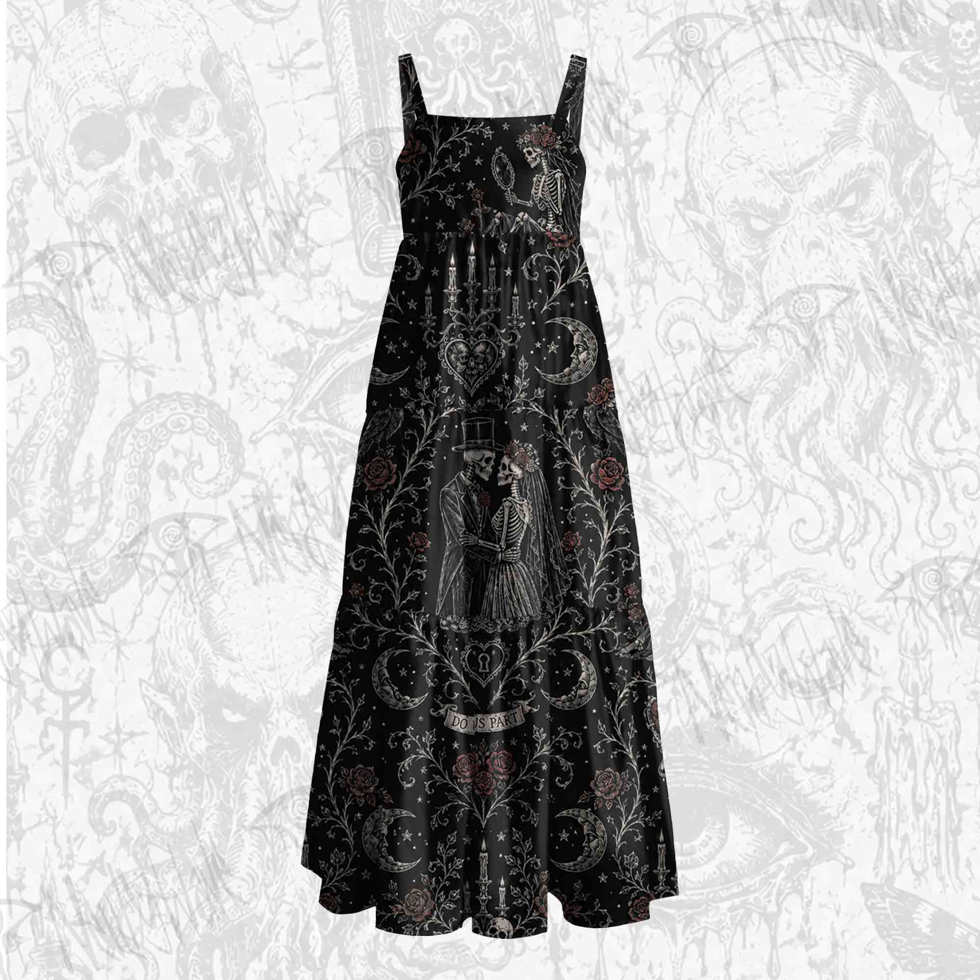 Til Death Do Us Apart Wide Straps Maxi Dress