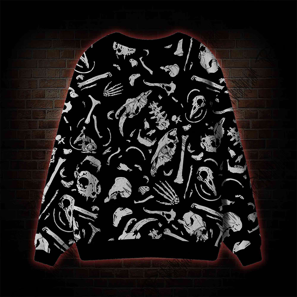 Dinosaur Fossils Cardigan Sweater