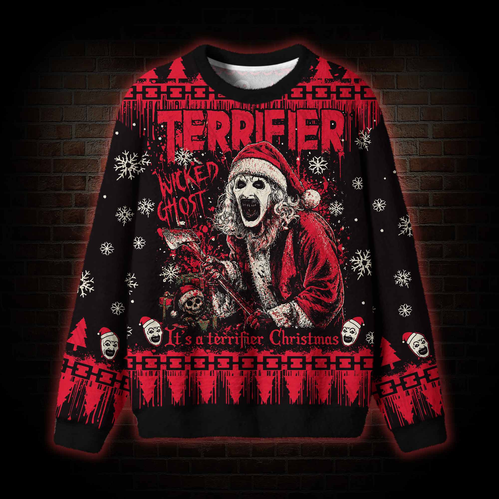 It's a Terrifying Christmas Ugly Sweatshirts