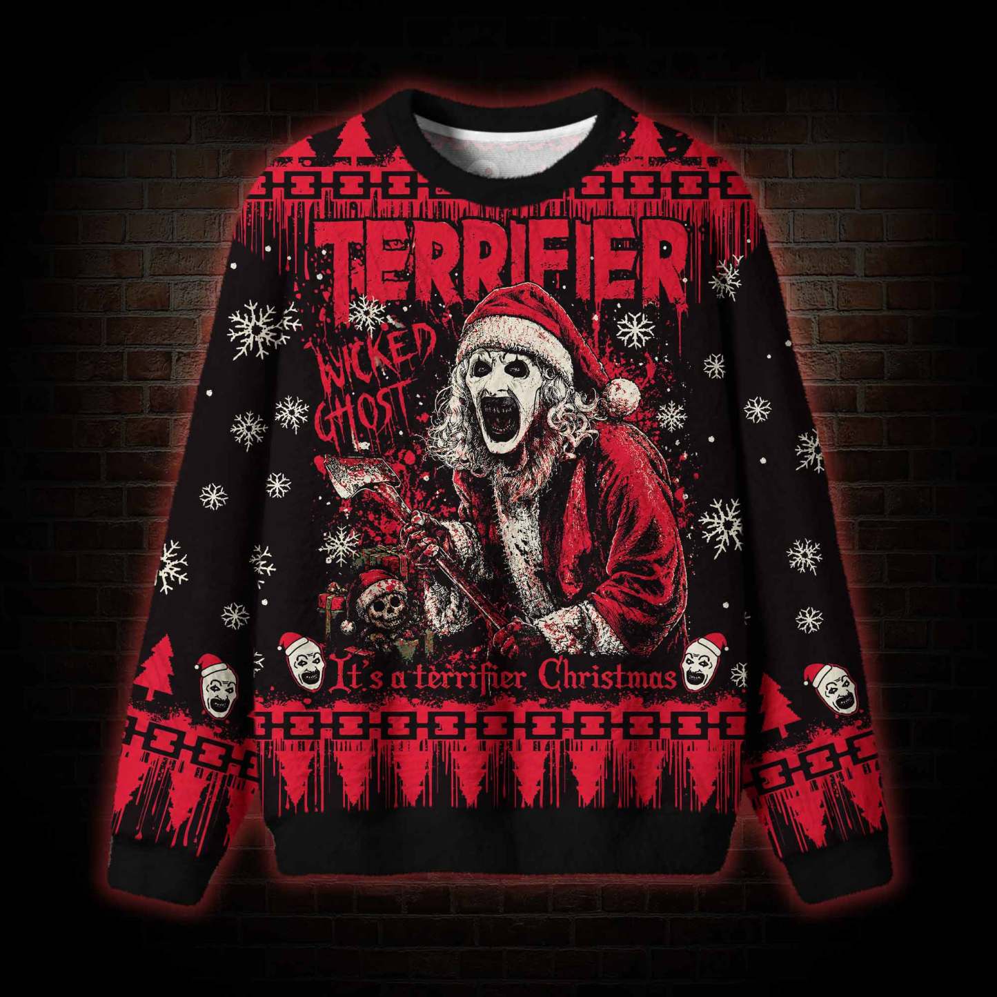 It's a Terrifying Christmas Ugly Sweatshirts