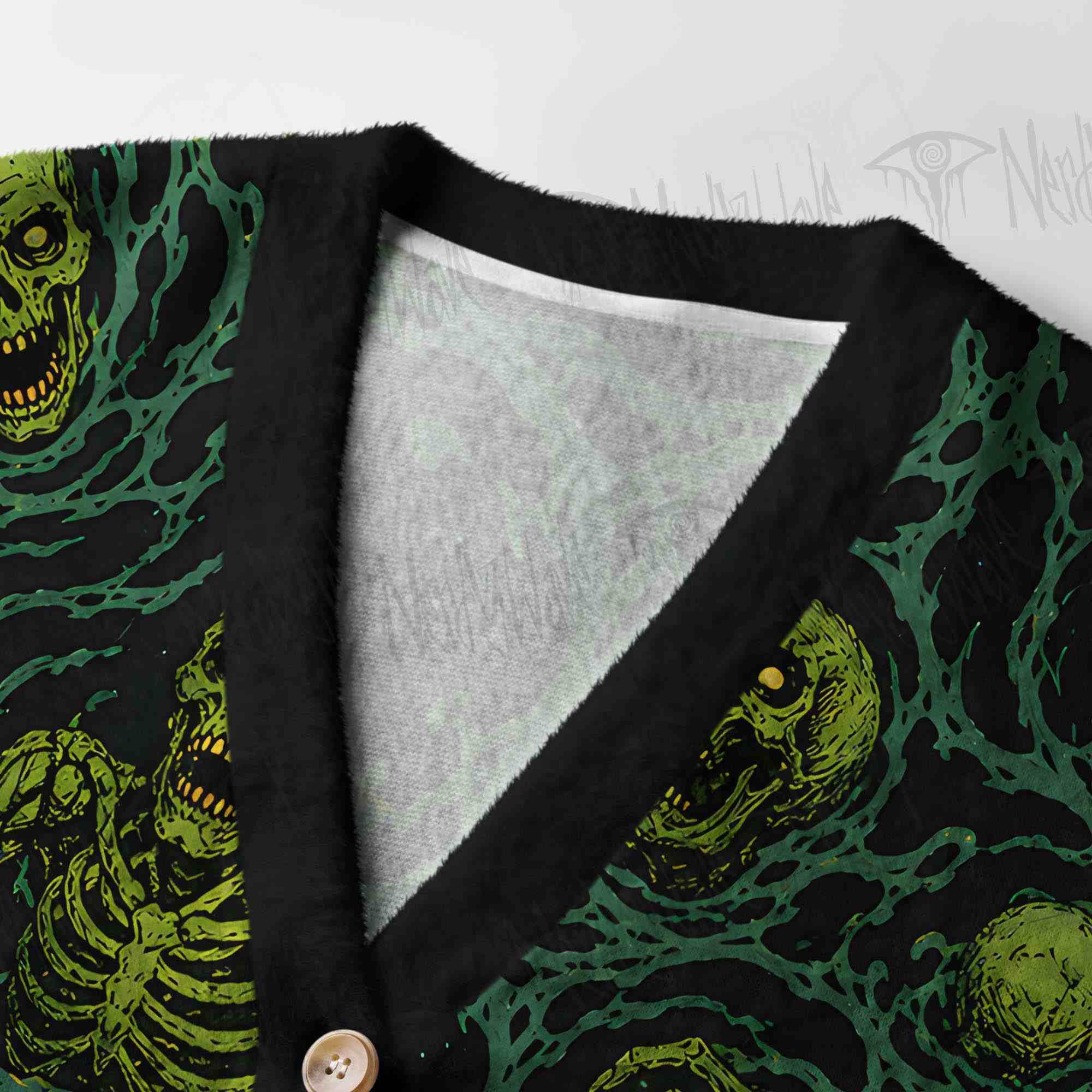 Toxic Skeleton Tide Women's Cardigan Sweater