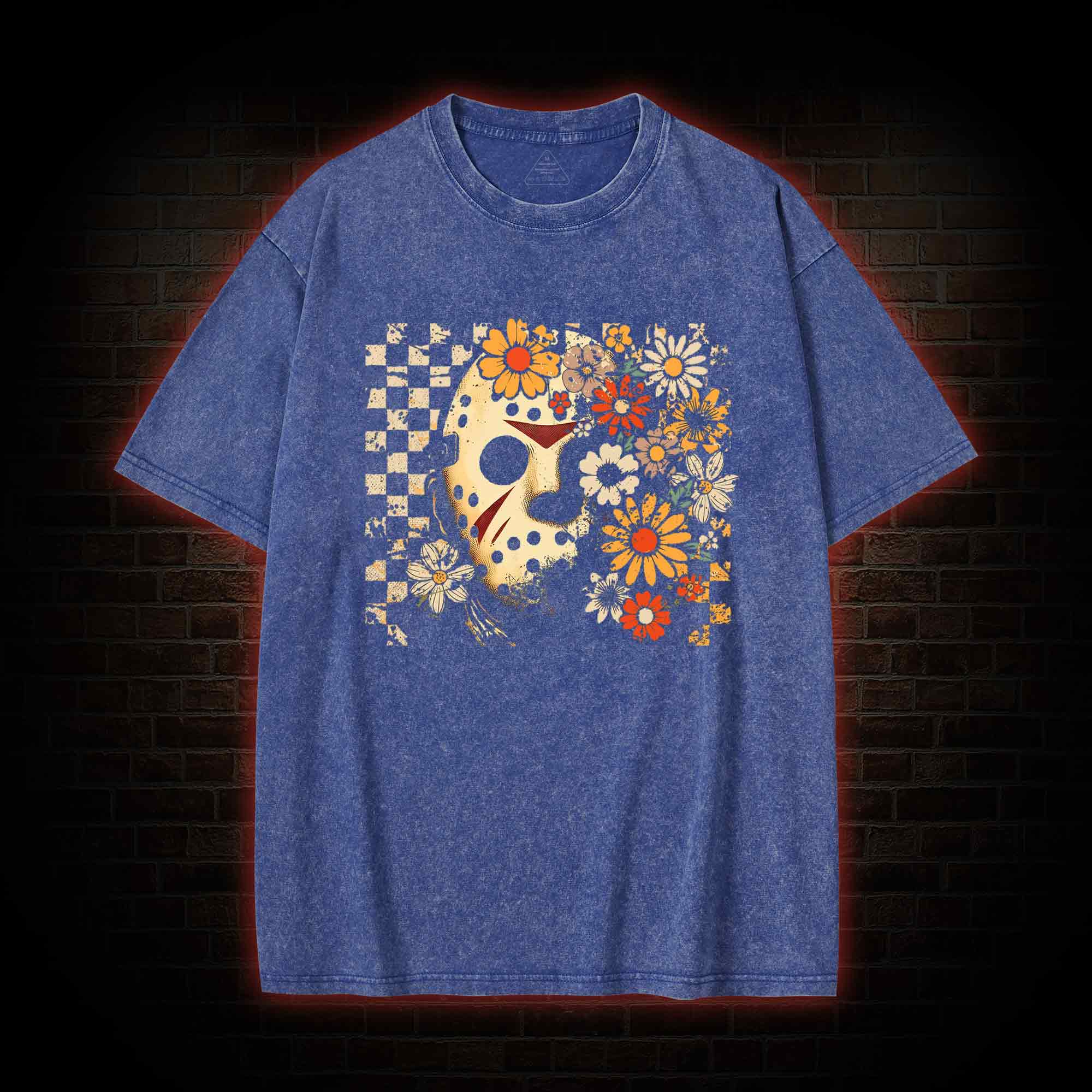 Retro Jason Voorhees Killer Washed T-shirt