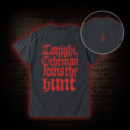 Gehrman Joins The Hunt Back Print T-shirt 