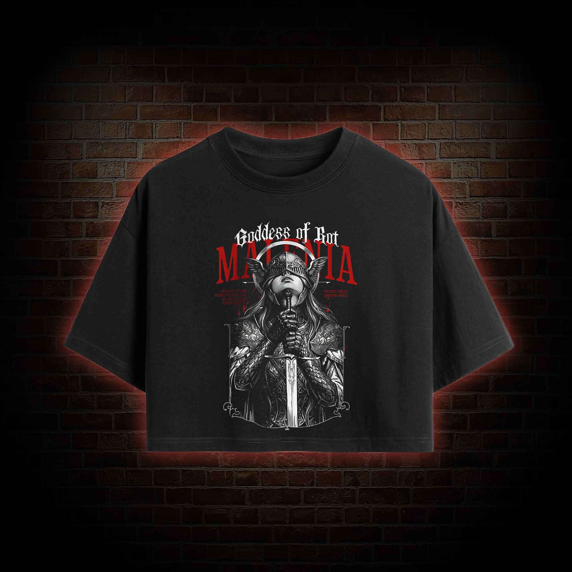 Goddess of Rot Crop Top