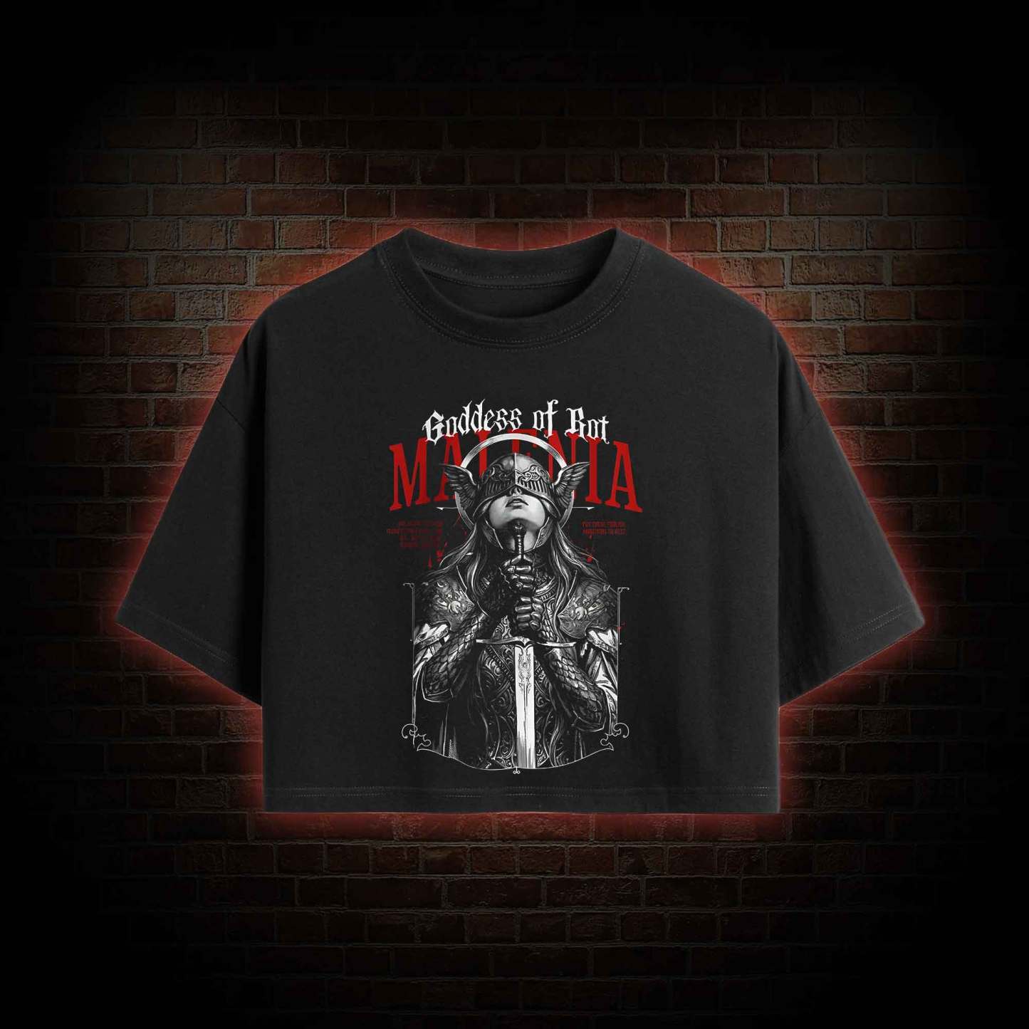 Goddess of Rot Crop Top