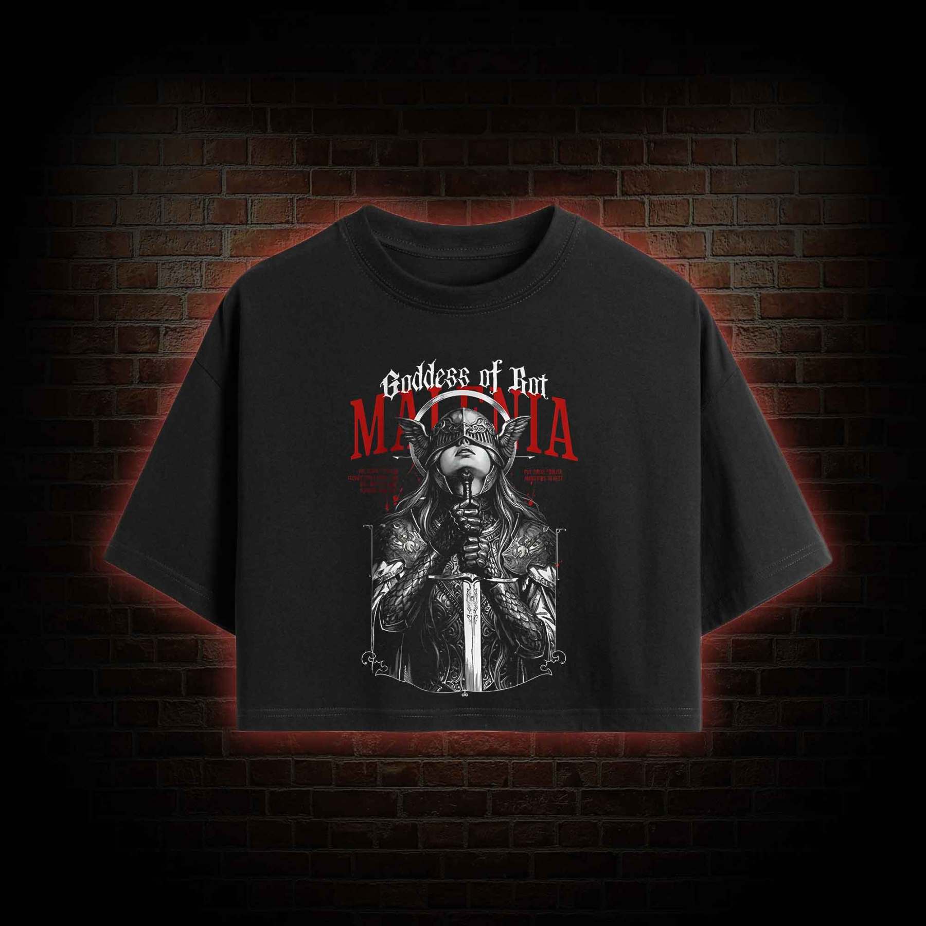 Goddess of Rot Crop Top