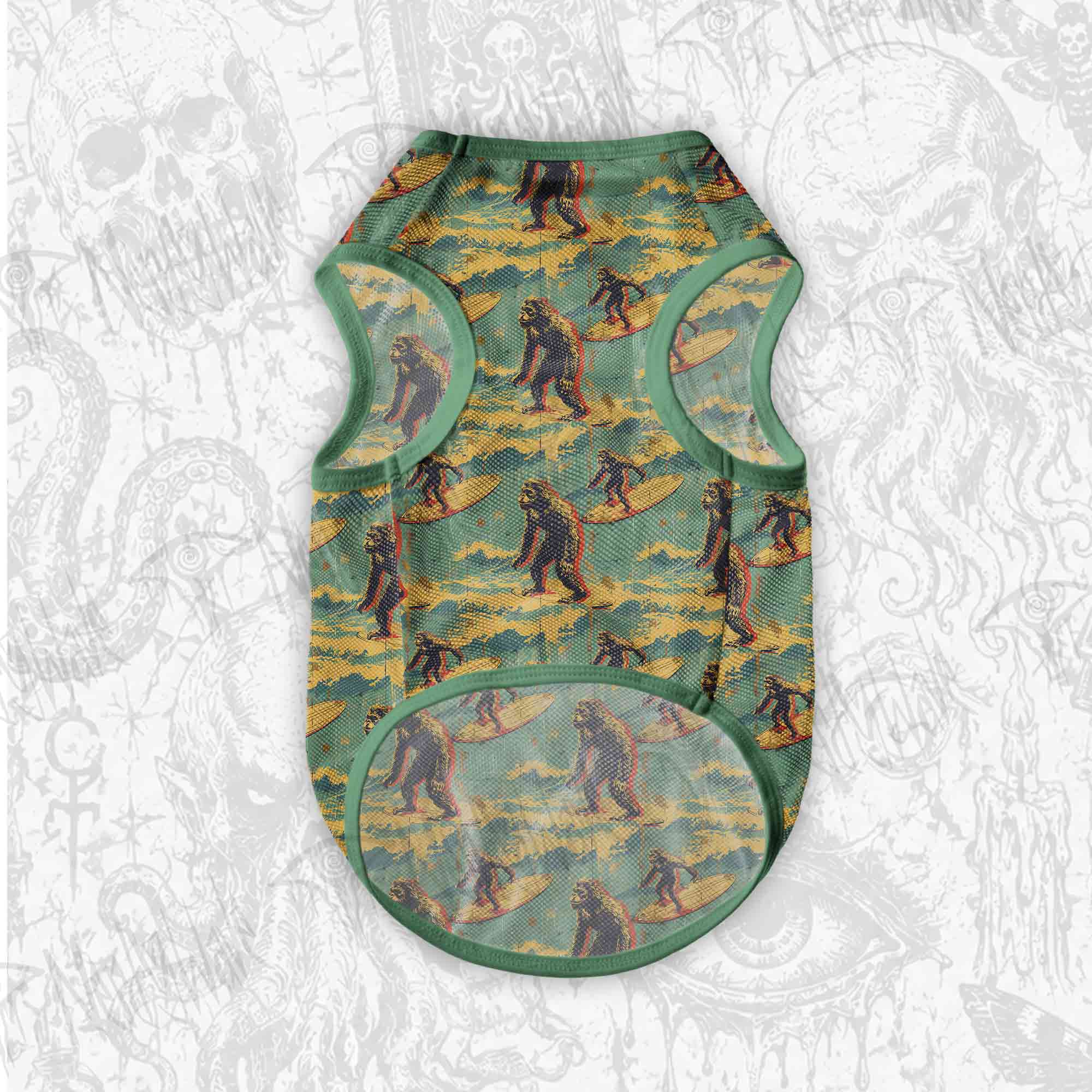 Bigfoot Surfing Pet Jersey