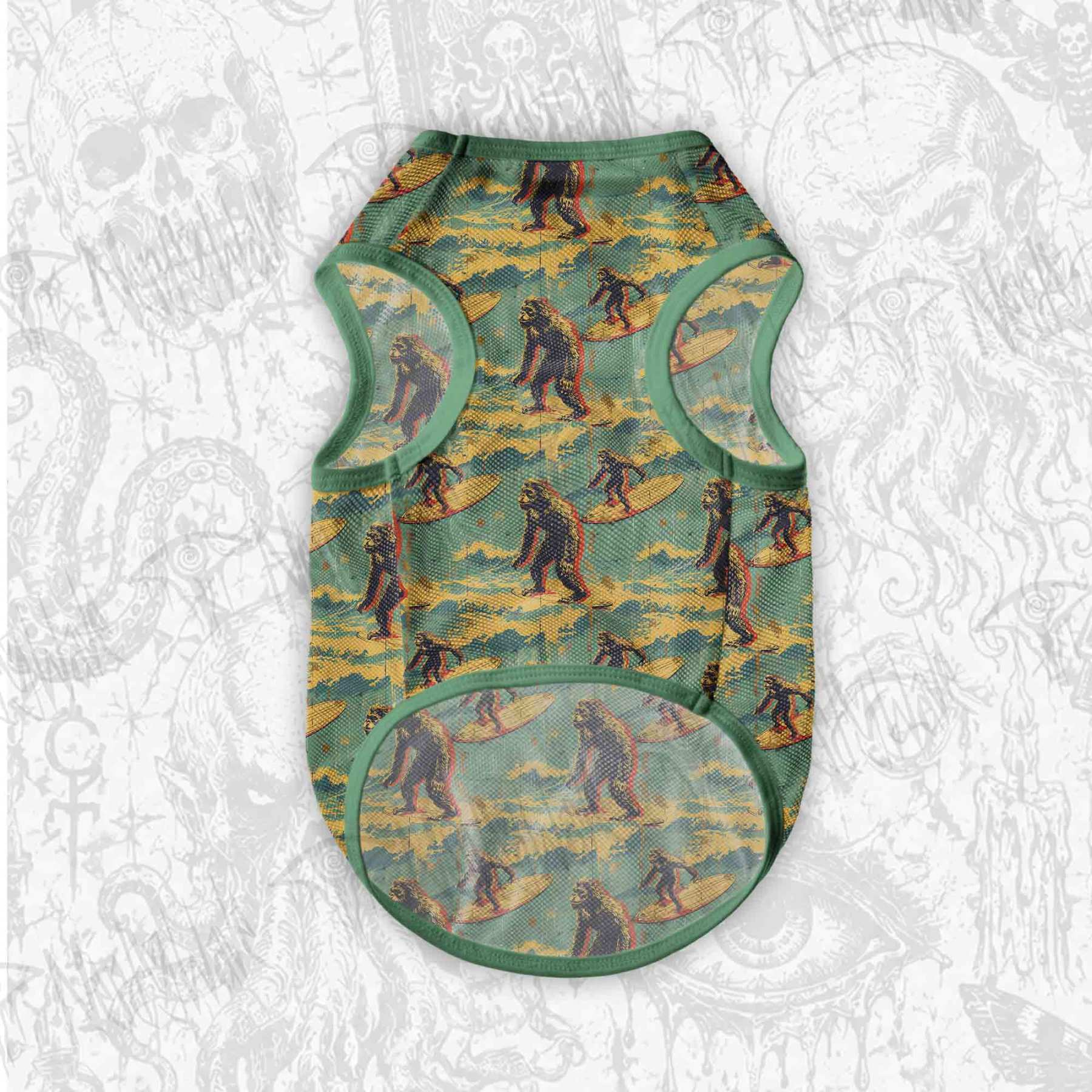 Bigfoot Surfing Pet Jersey