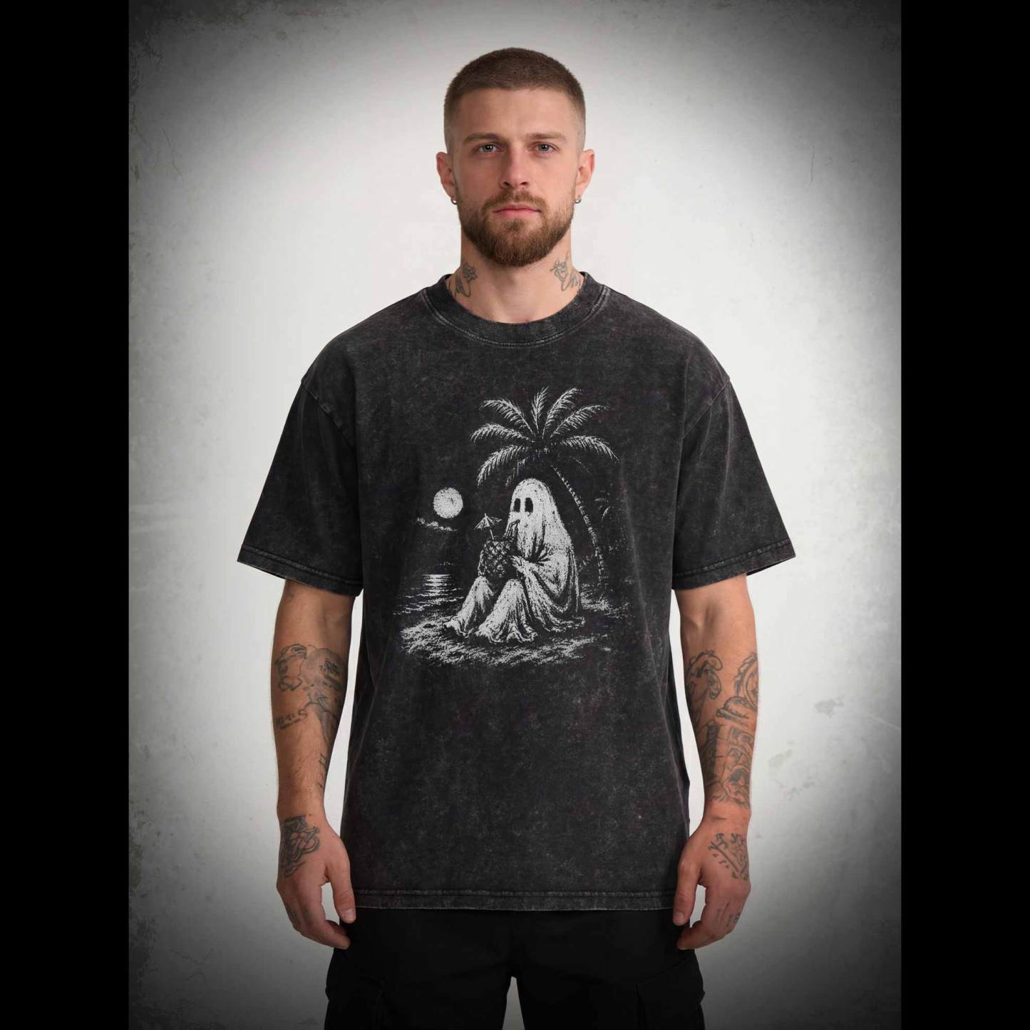 Spooky Summer Halloween Washed T-shirt