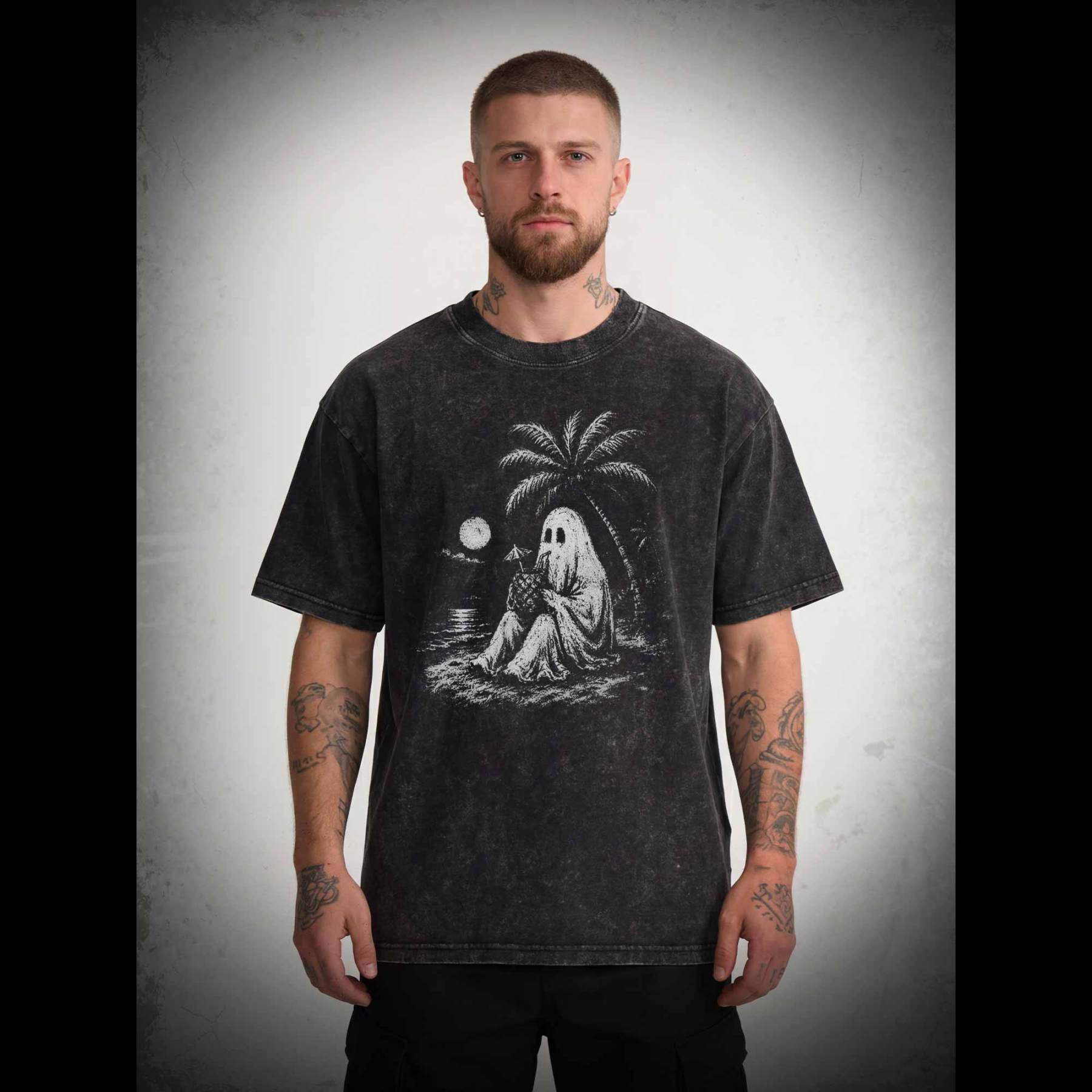Spooky Summer Halloween Washed T-shirt