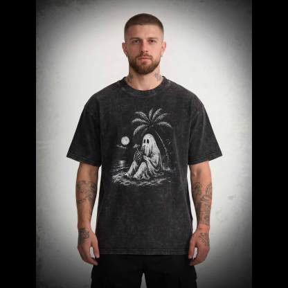 Spooky Summer Halloween Washed T-shirt