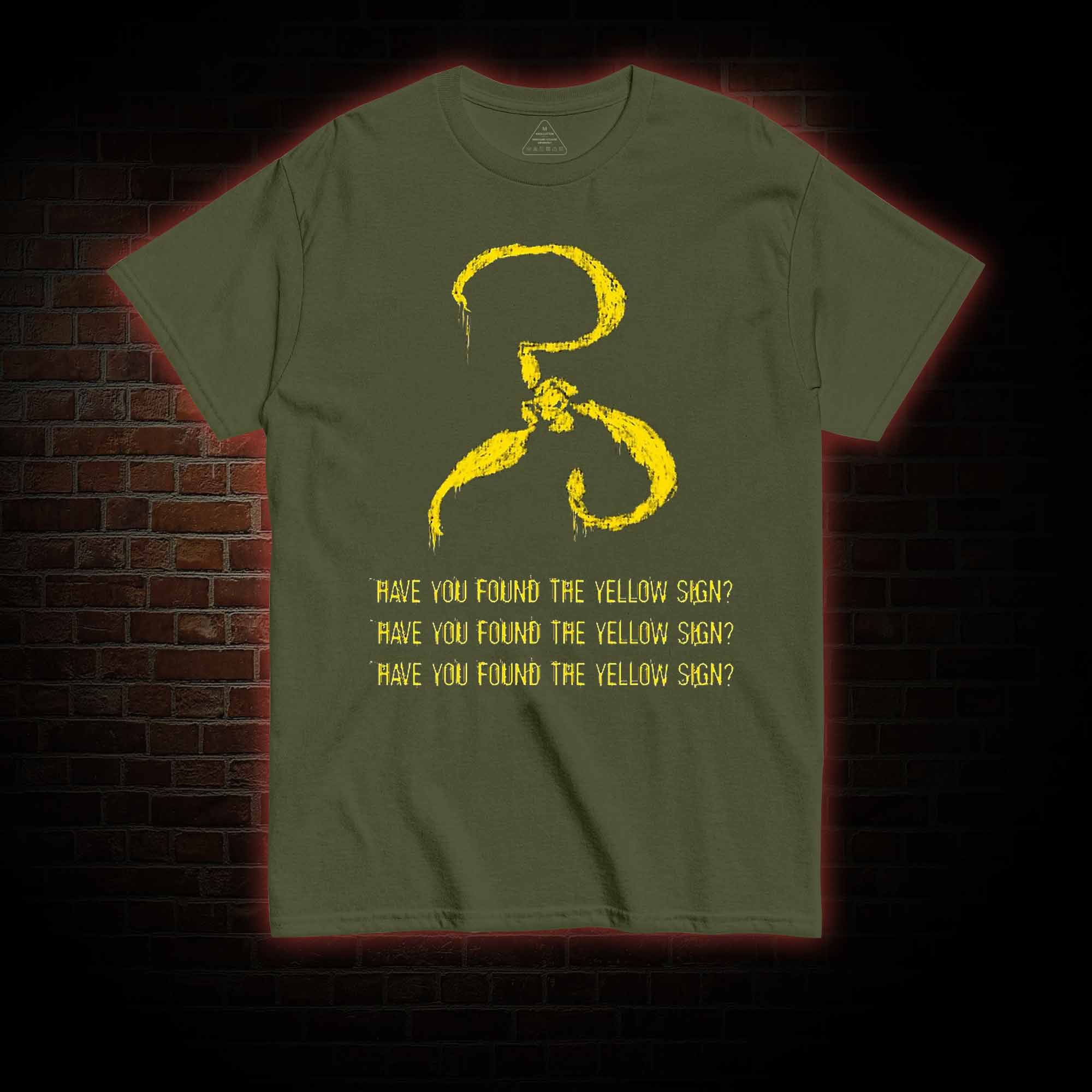 Have you found the Yellow Sign T-shirt 