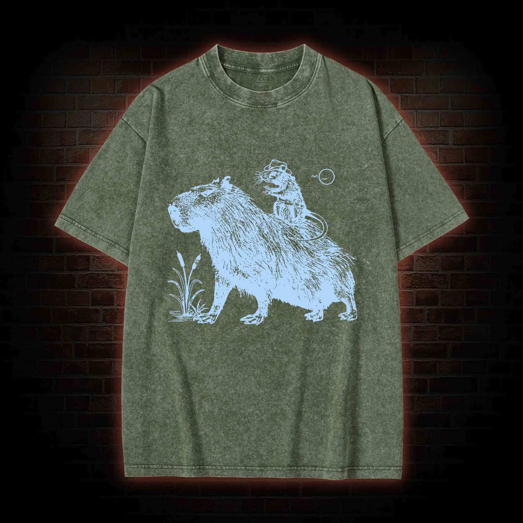 Possum Rider Washed T-shirt