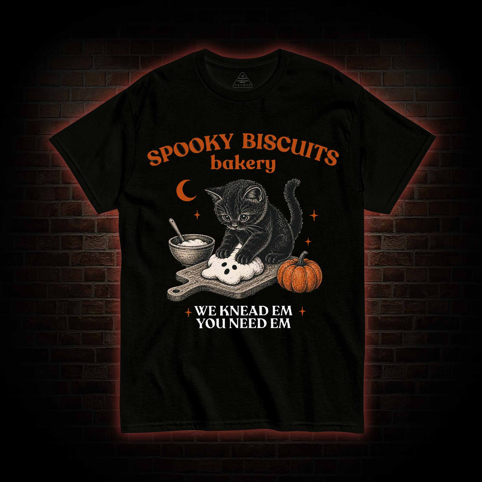 Spooky Biscuits Bakery T-shirt