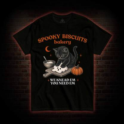 Spooky Biscuits Bakery T-shirt