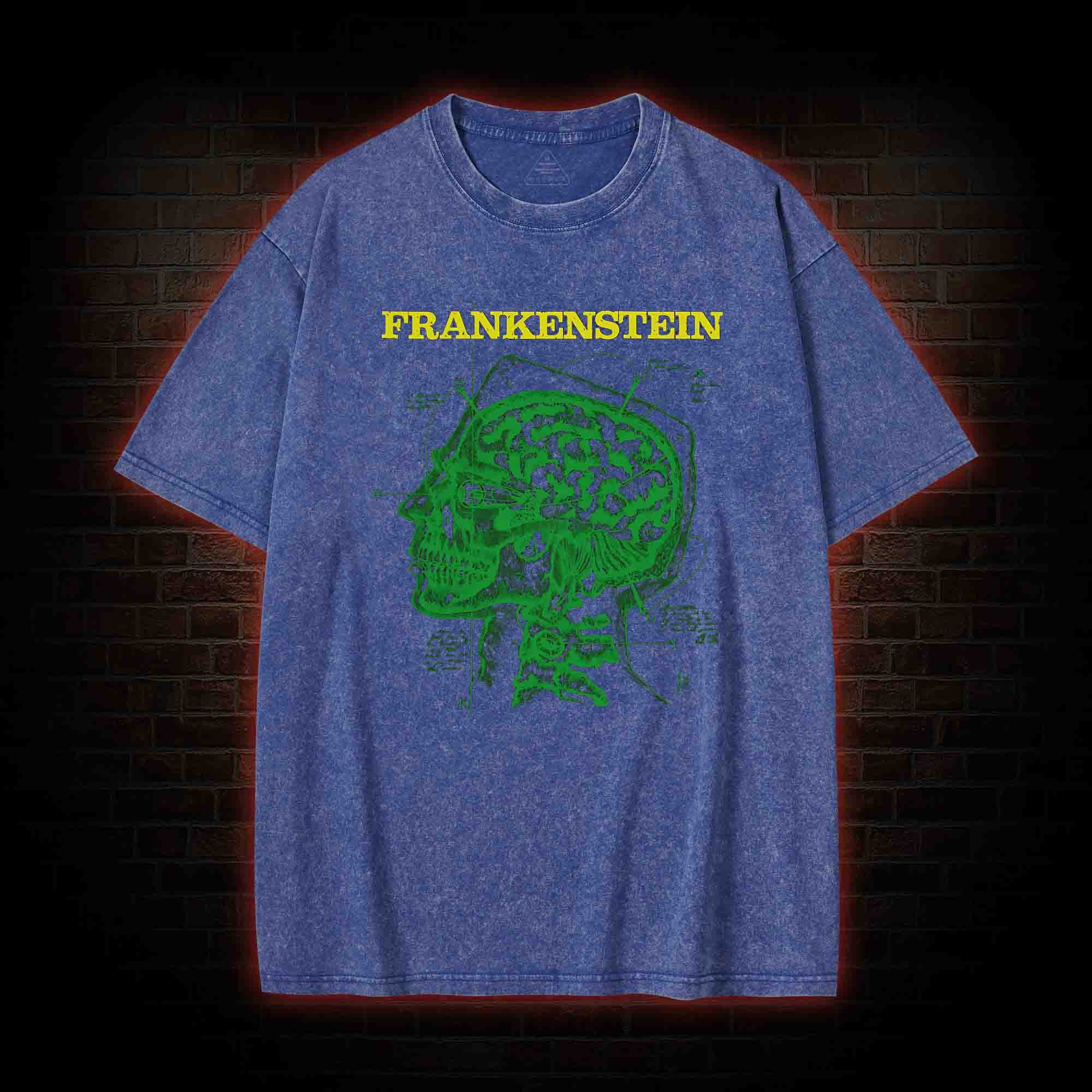 Frankenstein Inner Mind Washed T-shirt