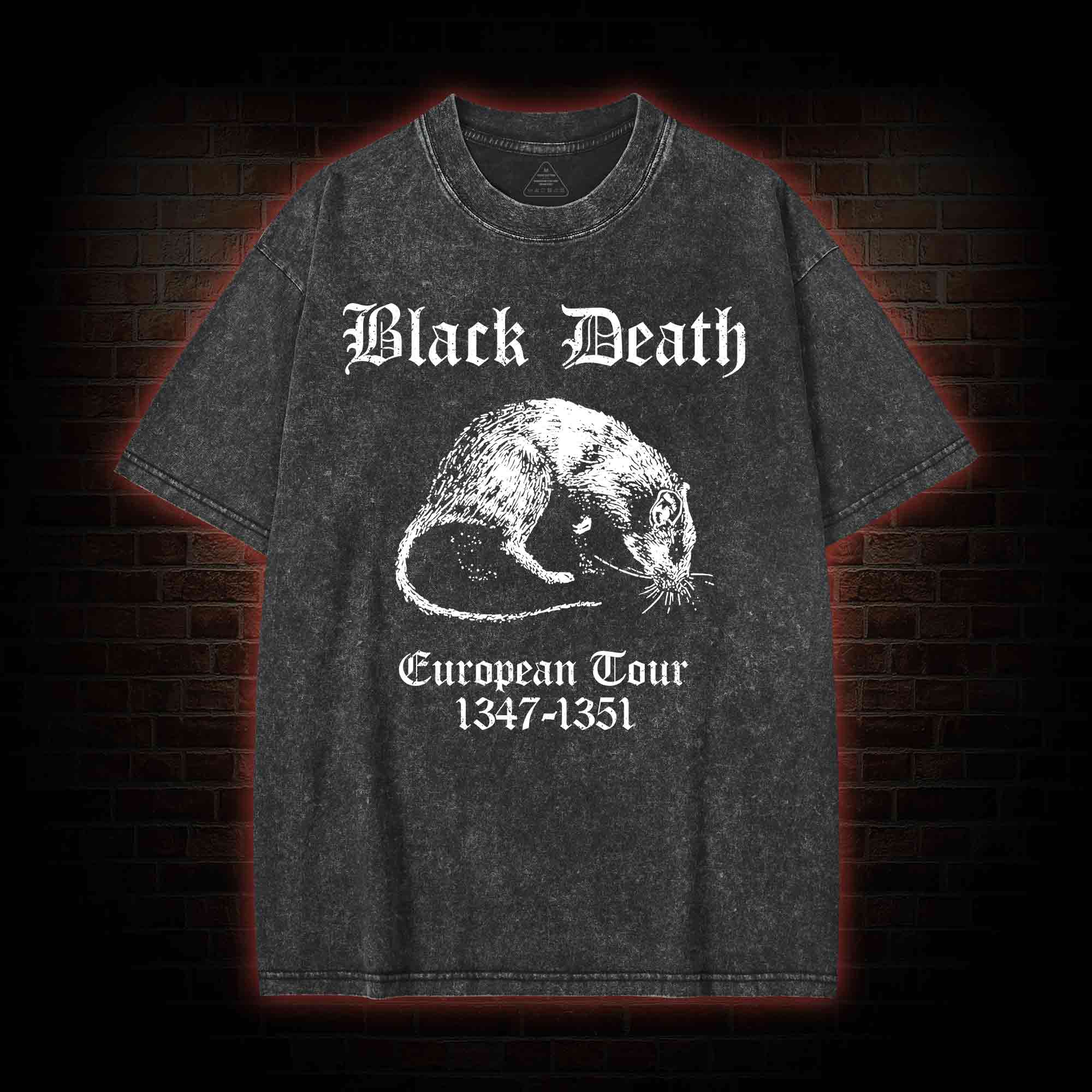 Black Death Washed T-shirt