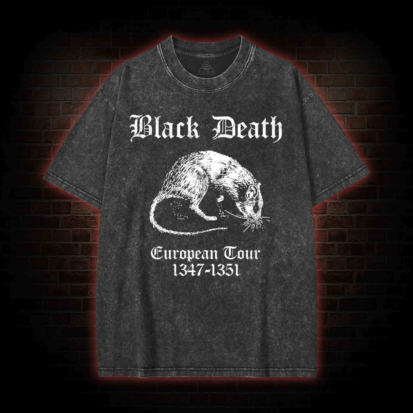 Black Death Washed T-shirt
