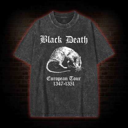 Black Death Washed T-shirt
