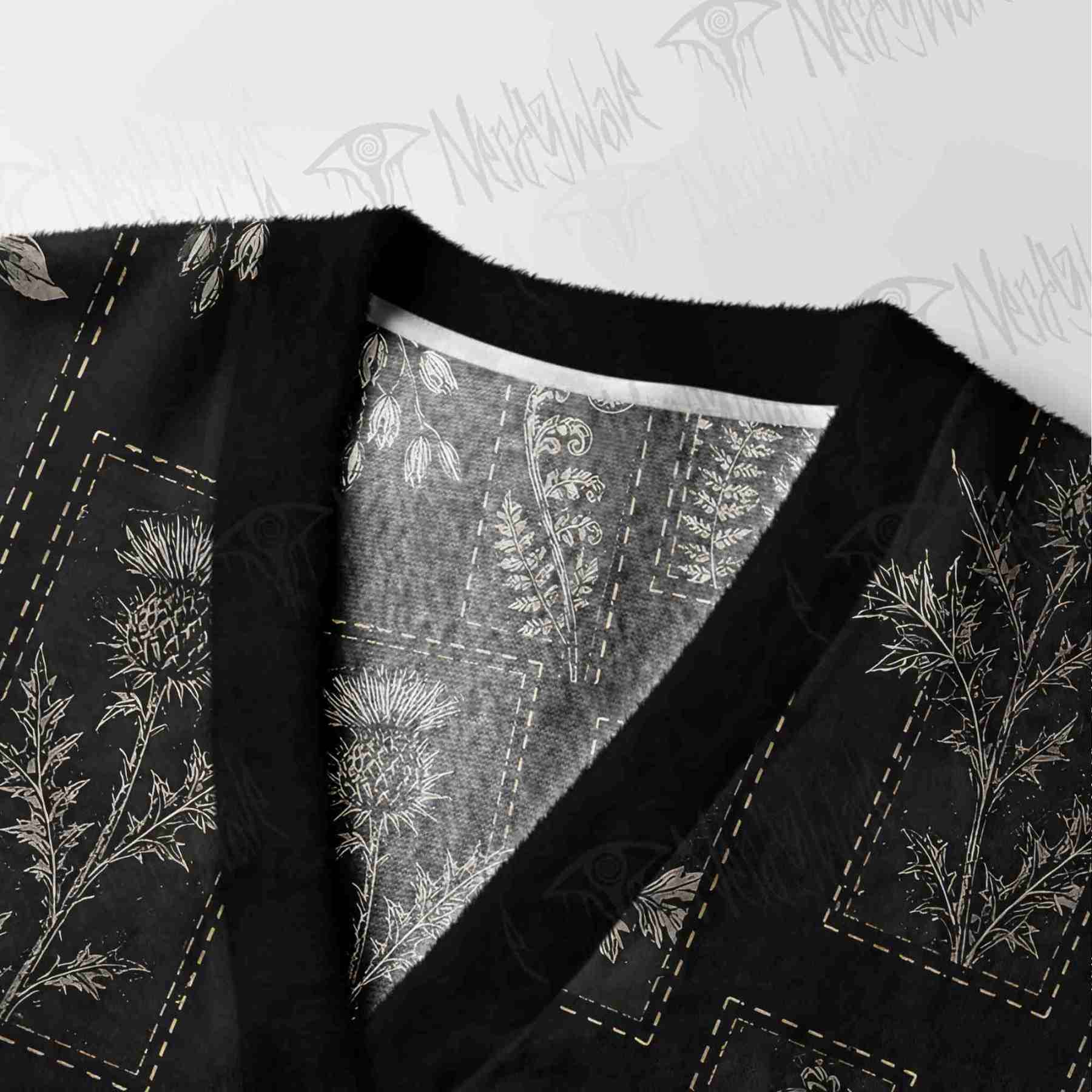 Midnight Herbarium Cardigan Sweater