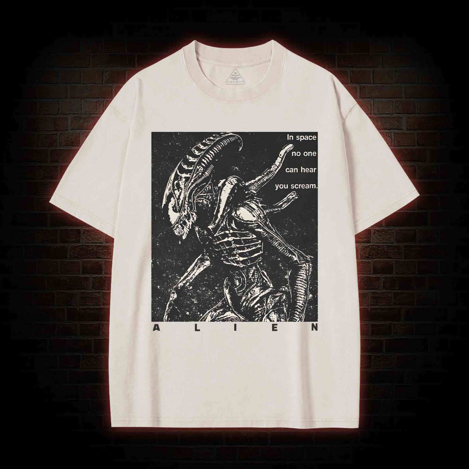 No One Can Hear You Scream Washed T-shirt