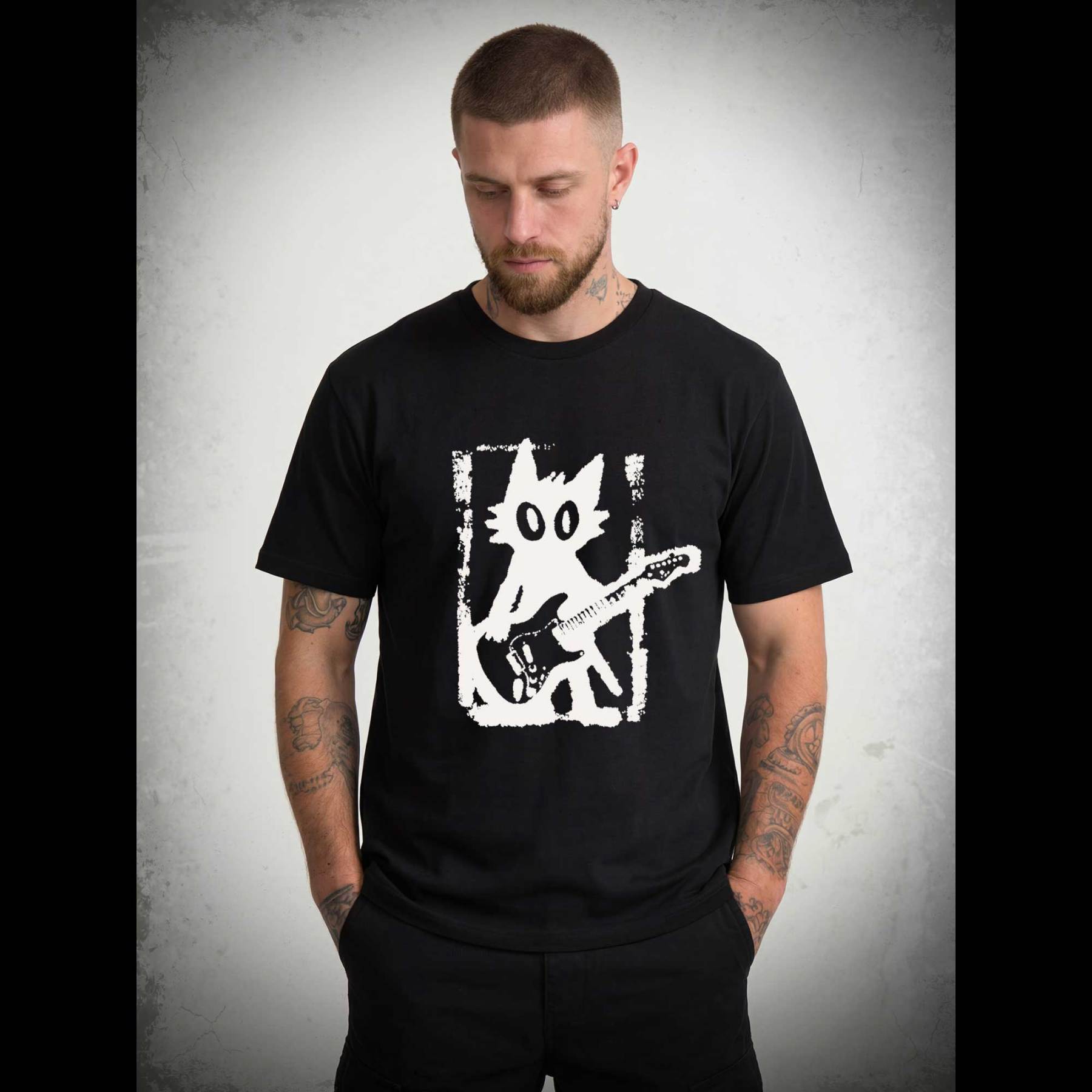 Rock and Roll Cat T-shirt