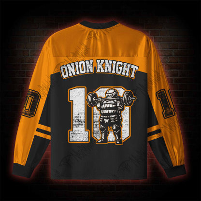 Strong and Round V-Neck Long Sleeve Jersey