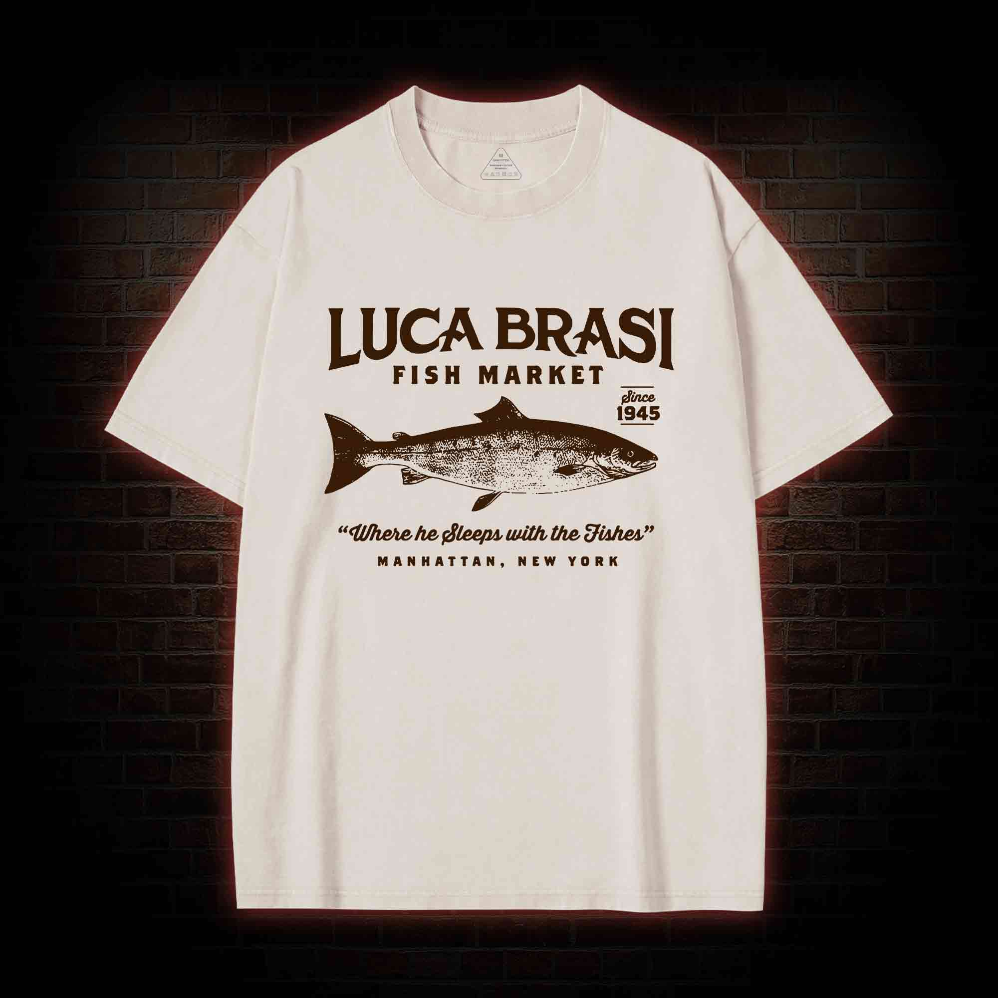 Luca Brasi Fish Market Washed T-shirt